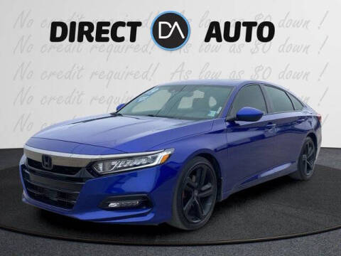 2019 Honda Accord for sale at Direct Auto in Biloxi MS