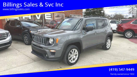 2022 Jeep Renegade for sale at Billings Sales & Svc Inc in Clyde OH