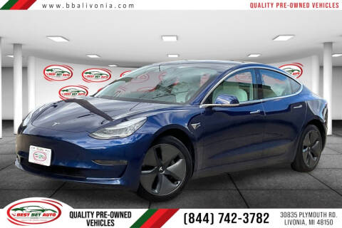 2019 Tesla Model 3 for sale at Best Bet Auto in Livonia MI