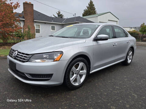 2013 Volkswagen Passat for sale at Select Cars & Trucks Inc in Hubbard OR