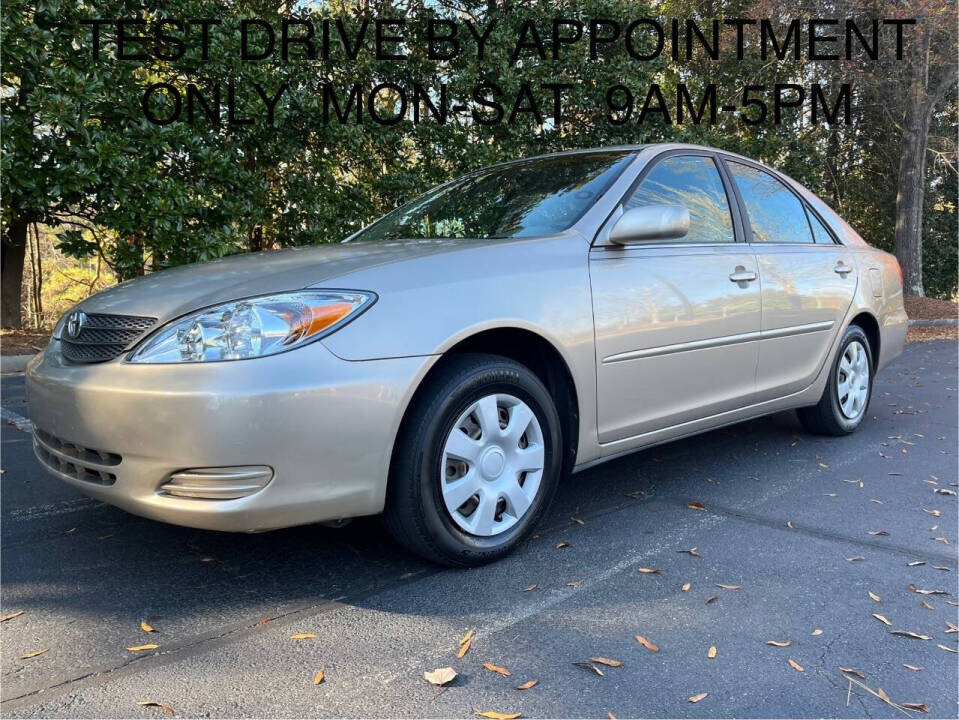 2002 Toyota Camry for sale at Megamotors JRD in Alpharetta, GA