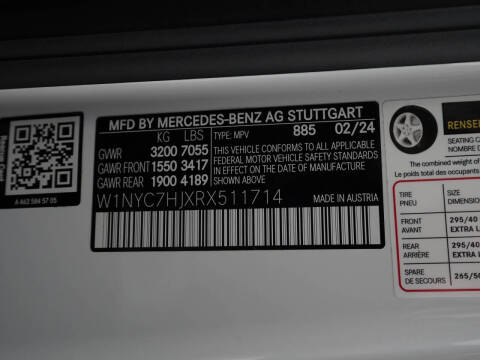 2024 Mercedes-Benz G-Class AMG G 63