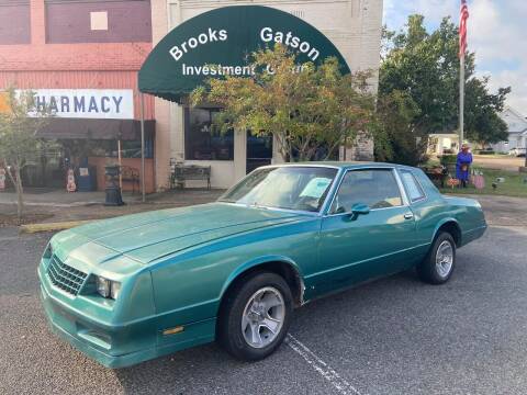 1984 Chevrolet Monte Carlo for sale at Brooks Gatson Investment Group in Bernice LA
