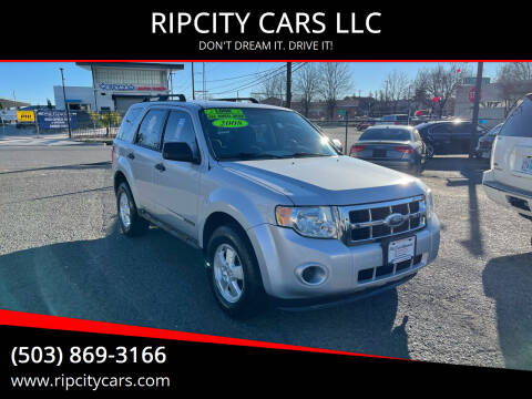 2008 Ford Escape for sale at RIPCITY CARS LLC in Portland OR