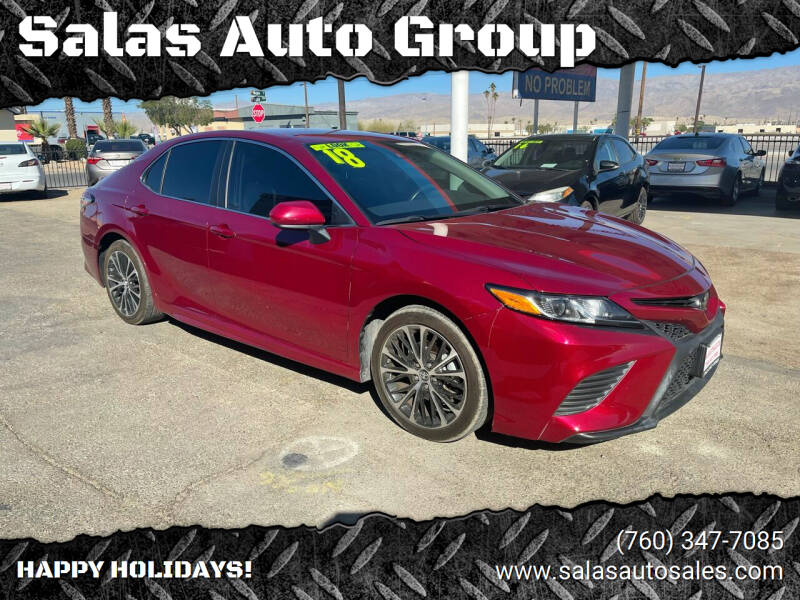 2018 Toyota Camry for sale at Salas Auto Group in Indio CA