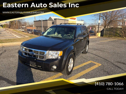 2011 Ford Escape for sale at Eastern Auto Sales Inc in Essex MD