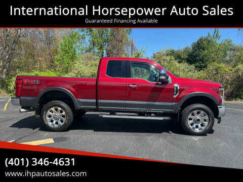 2019 Ford F-350 Super Duty for sale at International Horsepower Auto Sales in Warwick RI