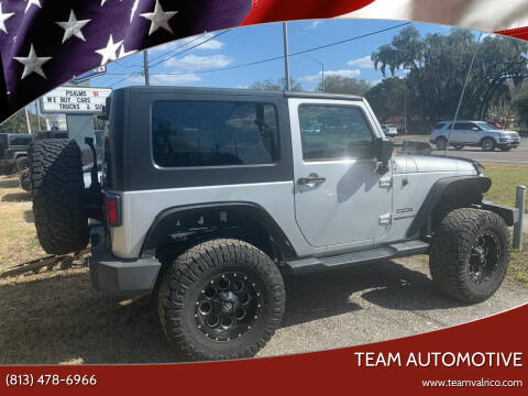 2010 Jeep Wrangler for sale at TEAM AUTOMOTIVE in Valrico FL