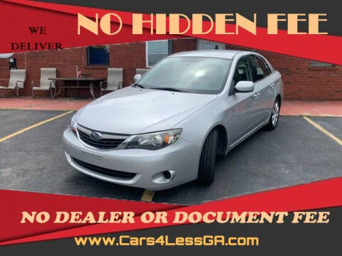 2009 Subaru Impreza for sale at Cars4Less GA in Alpharetta GA