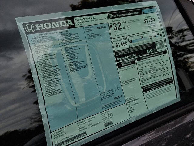 2025 Honda Accord LX