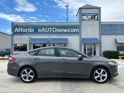 2016 Ford Fusion for sale at Affordable Autos in Houma LA