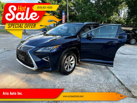 2019 Lexus RX 350 for sale at Aria Auto Inc. in Raleigh NC