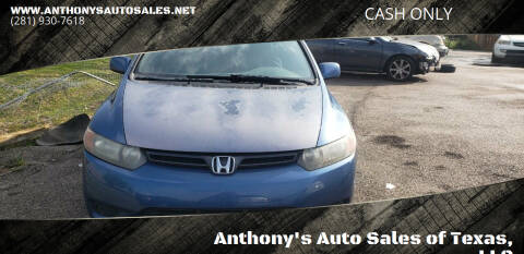 2007 Honda Civic for sale at Anthony's Auto Sales of Texas, LLC in La Porte TX