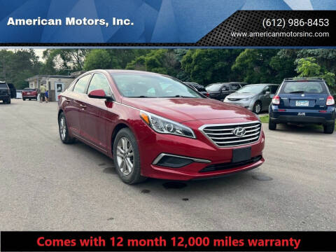 2016 Hyundai Sonata for sale at American Motors, Inc. in Farmington MN