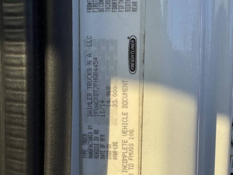 2015 Freightliner M2 106