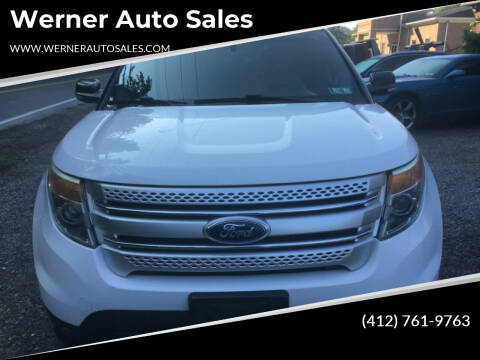 2015 Ford Explorer for sale at Werner Auto Sales in Pittsburgh PA