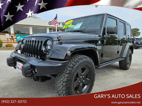 2012 Jeep Wrangler Unlimited for sale at Gary's Auto Sales in Sneads Ferry NC