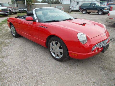 2002 Ford Thunderbird for sale at MOTION TREND AUTO SALES in Tomball TX