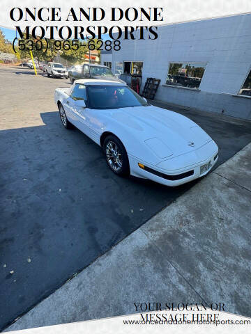 1991 Chevrolet Corvette for sale at Once and Done Motorsports in Chico CA