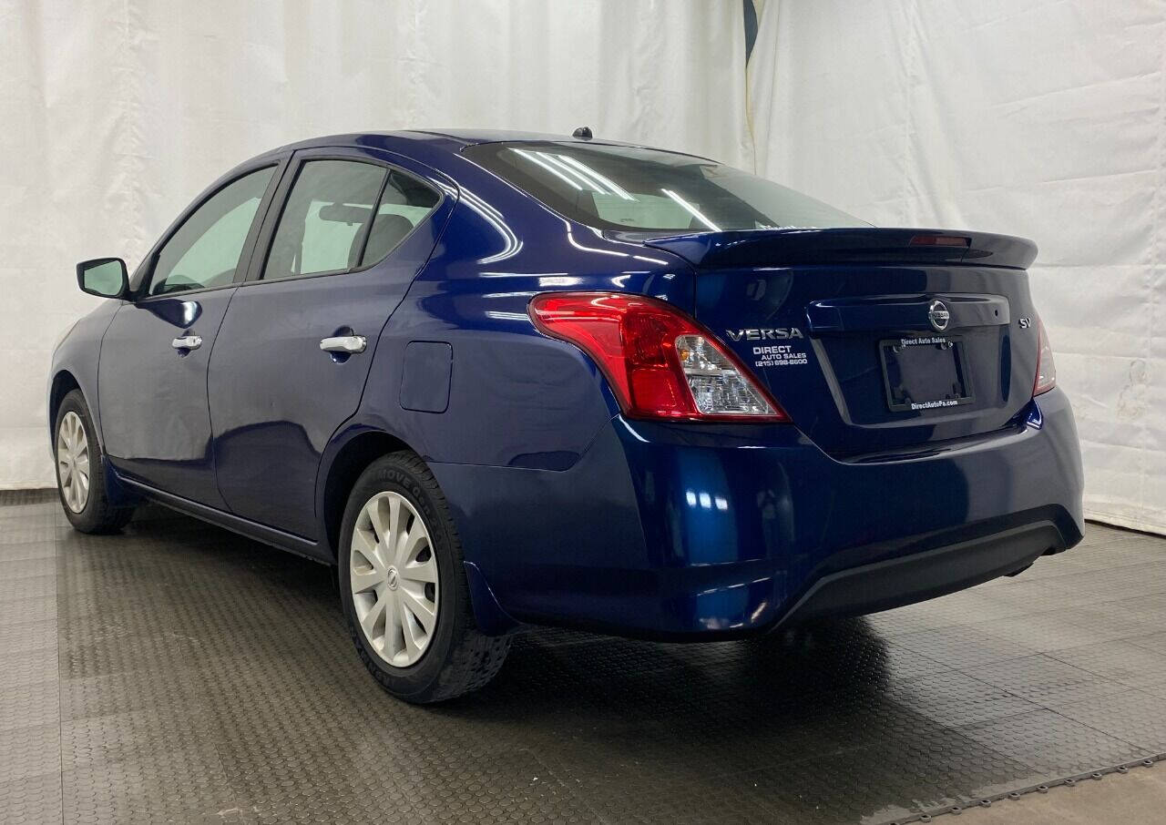 2018 Nissan Versa SV 4dr Sedan - Blue exterior view 6