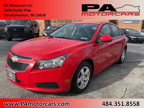 2014 Chevrolet Cruze for sale at PA Motorcars in Conshohocken PA