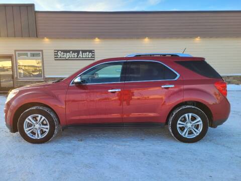 2013 Chevrolet Equinox for sale at STAPLES AUTO SALES in Staples MN