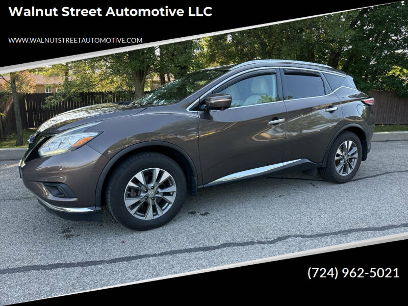 2015 Nissan Murano for sale at Walnut Street Automotive LLC in Sharpsville PA