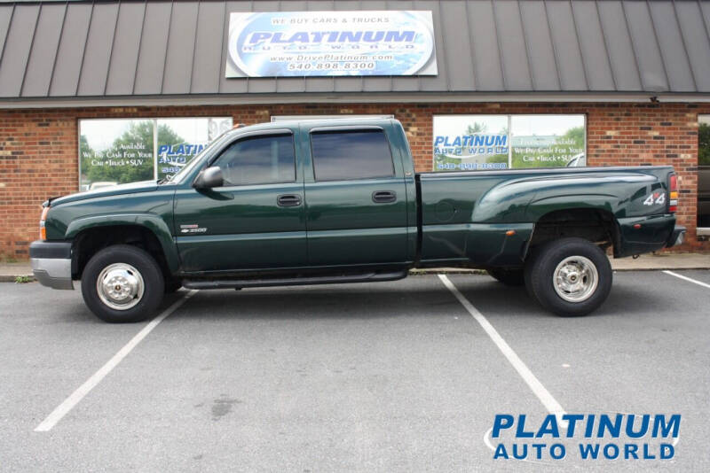 2004 Chevrolet Silverado 3500 for sale at Platinum Auto World in Fredericksburg VA