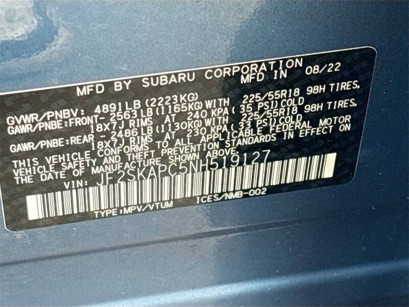 2022 Subaru Forester Limited