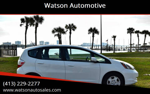 2013 Honda Fit for sale at Watson Automotive in Sheffield MA