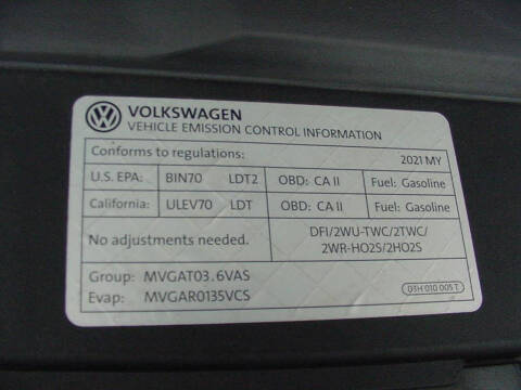 2021 Volkswagen Atlas