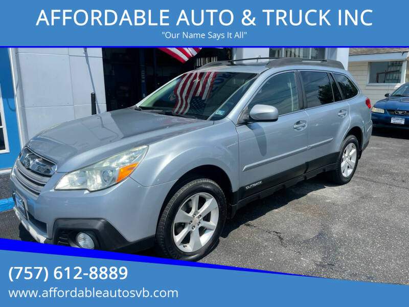 2014 Subaru Outback for sale at AFFORDABLE AUTO & TRUCK INC in Virginia Beach VA