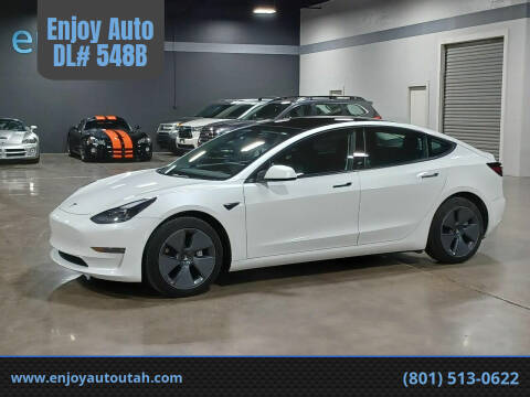2022 Tesla Model 3 for sale at Enjoy Auto  DL# 548B in Midvale UT
