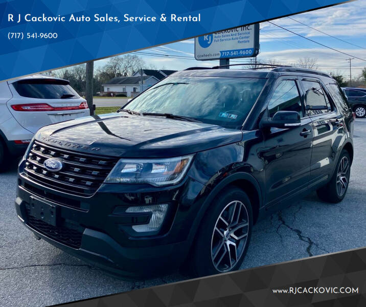 2017 Ford Explorer for sale at R J Cackovic Auto Sales, Service & Rental in Harrisburg PA