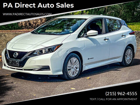 2018 Nissan LEAF for sale at PA Direct Auto Sales in Levittown PA