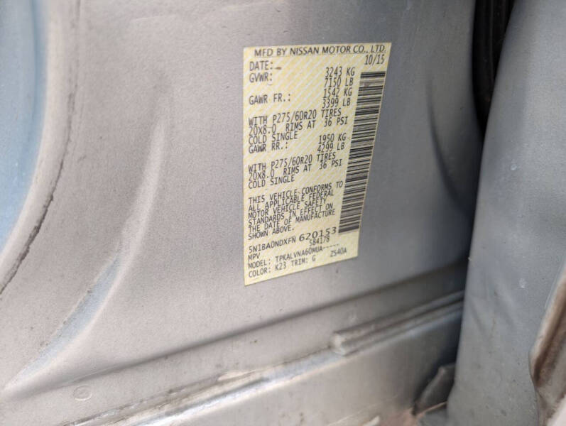 2015 Nissan Armada SL