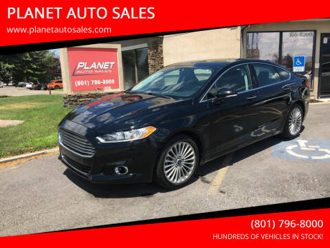 2016 Ford Fusion for sale at PLANET AUTO SALES in Lindon UT