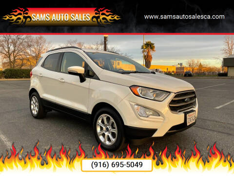 2018 Ford EcoSport for sale at Sams Auto Sales in North Highlands CA