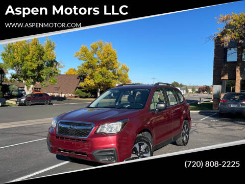 2017 Subaru Forester for sale at Aspen Motors LLC in Denver CO