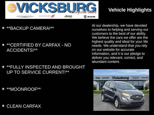 2019 Ford EcoSport SE