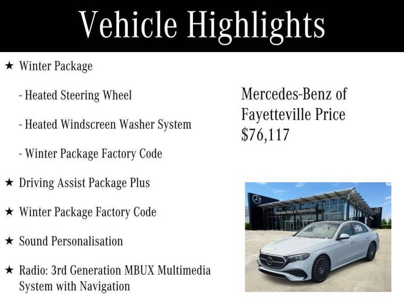 2026 Mercedes-Benz E-Class E 350