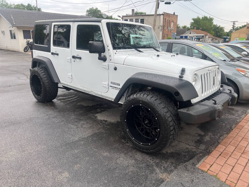 2015 Jeep Wrangler Unlimited for sale at GIGANTE MOTORS INC in Joliet IL