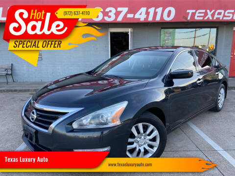 2015 Nissan Altima for sale at Texas Luxury Auto in Cedar Hill TX