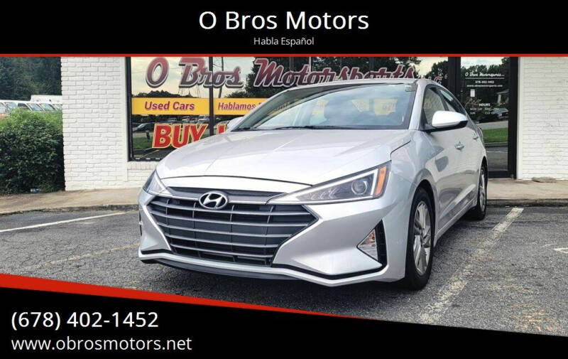 2019 Hyundai Elantra for sale at O Bros Motors in Marietta GA