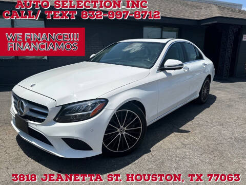 2021 Mercedes-Benz C-Class for sale at Auto Selection Inc. in Houston TX