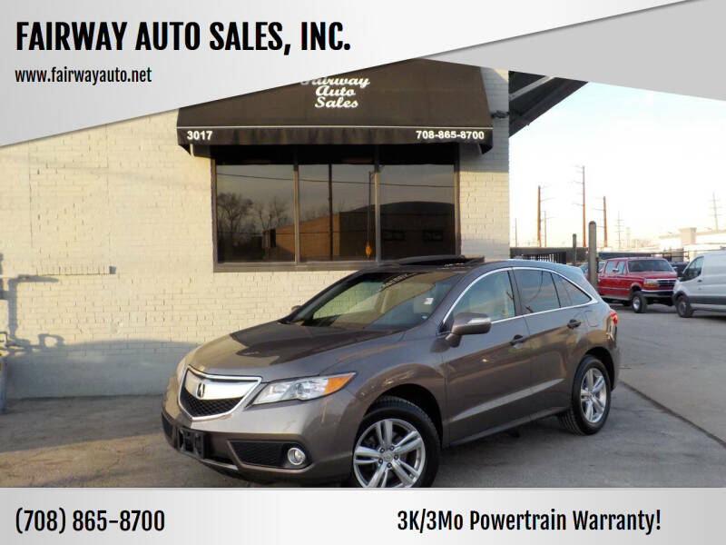 2013 Acura RDX for sale at FAIRWAY AUTO SALES, INC. in Melrose Park IL