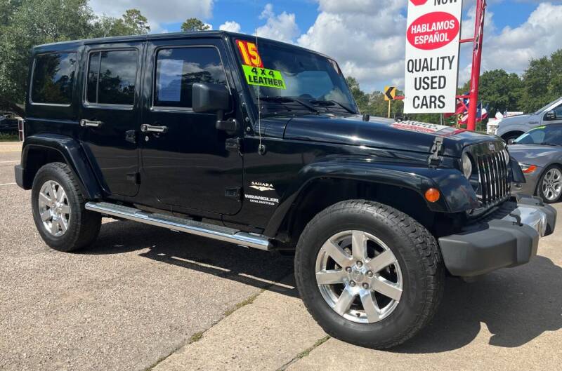 2015 Jeep Wrangler Unlimited for sale at VSA MotorCars in Cypress TX