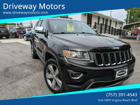2014 Jeep Grand Cherokee for sale at Driveway Motors in Virginia Beach VA