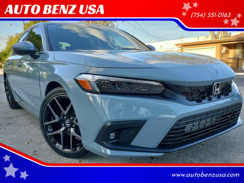 2022 Honda Civic for sale at AUTO BENZ USA in Fort Lauderdale FL