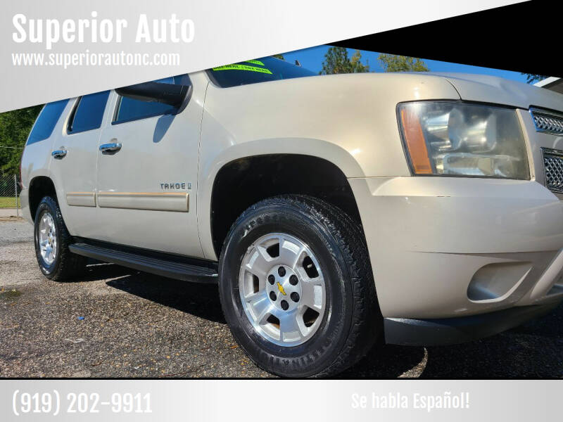 2009 Chevrolet Tahoe for sale at Superior Auto in Selma NC